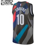 Maillot NBA Brooklyn Nets Ben Simmons Nike 2023-24 City Edition Noir Swingman - Enfant